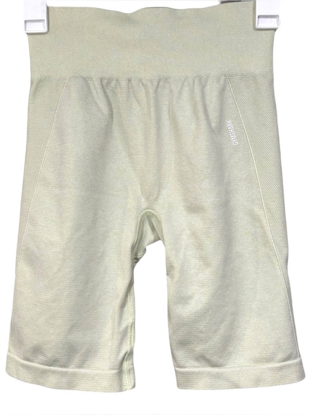 Gymshark Light Mint Green Knit Stretch Shorts Size Medium Womens